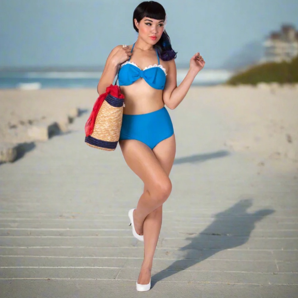 Tatyana Ariel Hugh Waisted Bikini Set